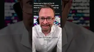 eicker.TV - #Meta hat innerhalb eines Jahres 1/3 seiner #KIForscher verloren.