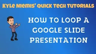 How to loop a google slide presentation using 