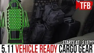 Inexpensive Vehicle Seatback Gear from 5.11: The Vehicle Ready Hexgrid System  [SHOT Show 2020]
