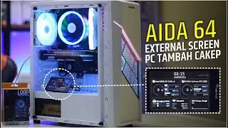 @314 SENSOR PANEL mini external monitor AIDA64 - Ventuz Loop screen