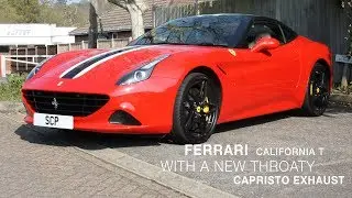 Ferrari California T with new throaty Capristo exhaust