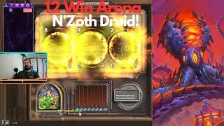 12 Wins N'Zoth Druid - Hearthstone Arena (Full Run)