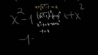 radical equation solving #maths