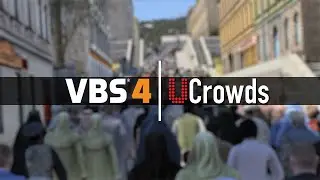 Simulate massive crowds in VBS with uCrowds