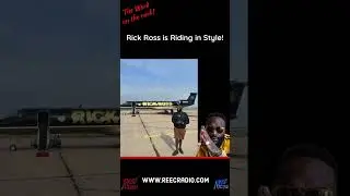 Rick Ross is Riding or should we say FLYING in style! Check out his private Jet! 