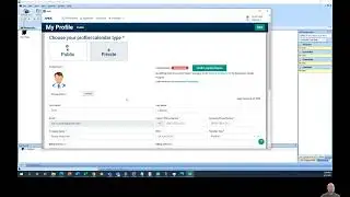 How to set up a profile in APEX