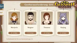 Genshin Impact - Geniale Beschwörung: Gastherausforderungen gegen Timaeus, Marjorie, Keqing, Wagner