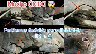 Así se ven los carros que circulan cerca del Mar 🌊‼️ Que no te pase a ti 🤯 el óxido acaba tu carro..