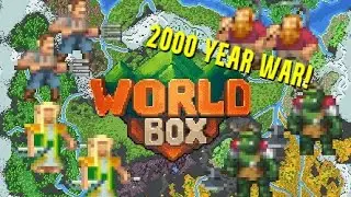 The 4 Races Fight Over A MASSIVE World For 2000 Years! - WorldBox