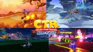 Crash Nitro-Fueled - All Shortcuts Walkthrough - 26 Tracks - Crash Team Racing 2019