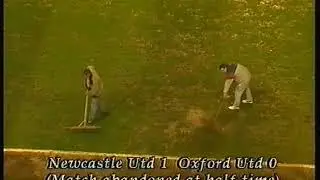 Newcastle v Oxford, 20th March 1991 Abandoned