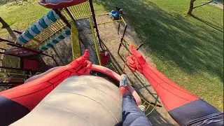 BELLA CIAO PLAYGROUND Running & Sliding Through Parkour POV!