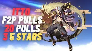 Arataki Itto F2P Pulls | Genshin Impact