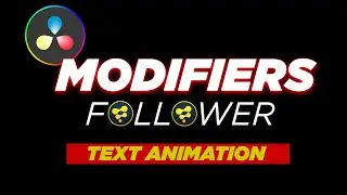 FOLLOWER Text Animation In Davinci Resolve 18.6