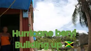 Hurricane beryl building up