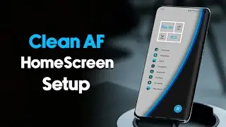 Super clean & Minimal android home screen customization 2023!