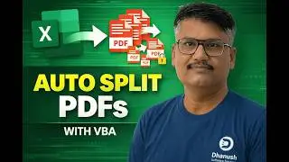 Split & Password Protect PDFs Automatically Using Excel VBA