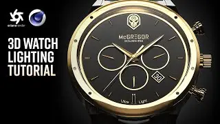 3D Watch Lighting in 20 minutes with Cinema 4D & Octane Render