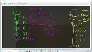 How to convert a  Decimal to Binary number in C | explained | code demonstrated