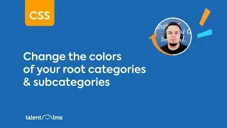 How to change the colors of your root categories & subcategories