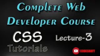 Internal CSS • L-3 • CSS Tutorials• Web Developer Course for Beginners • CodeShaft
