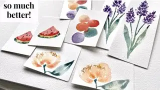 Improve your watercolor paintings overnight with this 1 easy step