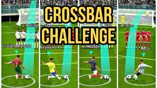 CROSSBAR CHALLENGE 🥅⚽️ | eFootball 24#ronaldo #messi #neymar