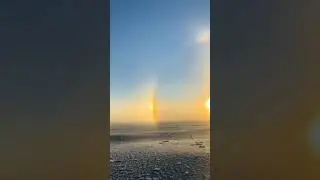 Sundog on the coast of Chile
