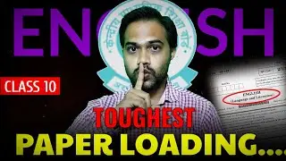 Class 10th english toughest paper loading 🤦🏻‍♂️ | cbse board exam 2026 | Dear sir 