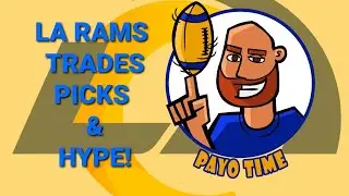 LA RAMS DRAFT PREDICTIONS! Trades? Picks and predictions! Rams Fan STOKED for the NFL DRAFT!