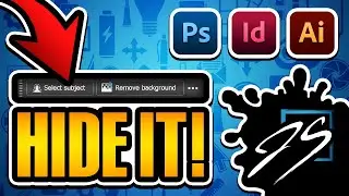 REMOVE the floating bar in Adobe!