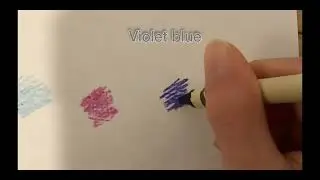 Swatching the new retired Crayola 8 pack crayons