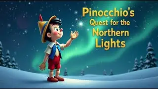 “Pinocchio and the Magical Northern Lights 🌌 | A Heartwarming Winter Adventure for Kids”