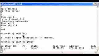 CCNA And CCNP Tutorial:  OSPF Commands And Point-To-Point Networks