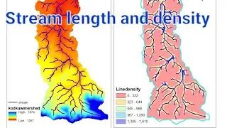 How to calculate stream or drainage length and density in ArcGIS @GIS Tutorial