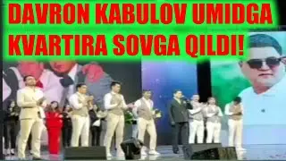 DAVRON KABULOV KONSERTDA UMIDGA KVARTIRA SOVGʻA QILDI UMID SAXNANI TARK ETDI MILLION2021