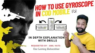 How to use Gyroscope in COD Mobile | Beginner to Pro Drills | 4k 2160p