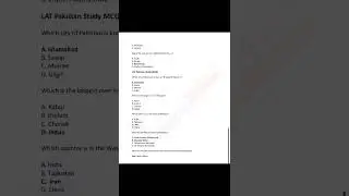 Past paper of LAT test 28 November 2021
