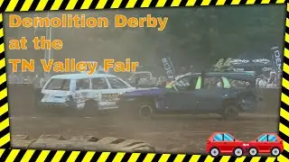 Crushing Cars At The Tennessee Valley Fair Demolition Derby