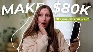 Make $80k per year FASTER 🙌 If started my digital product business from scratch, I’d do this