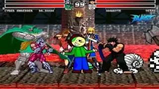 Team SPONGEBOB 1105 VS Team Heizou555 Part 2 MUGEN ¡¡battle¡¡ Request