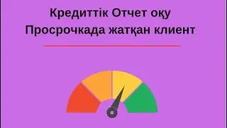 Просрочка жатқан клиенттің историясын оқу .