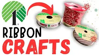 GENIUS 🤩 Dollar Tree DIY Crafts Using RIBBONS | Christmas DIY Decor