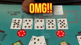 WINNING MASSIVELY ON ULTIMATE TEXAS HOLD'EM! SHOULD I HAVE LEFT WHEN I DID? 