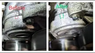 Belt Tensioner Indicator Range to Gauge Replacing Serpentine Belt on an Acura TSX (2007)