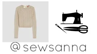 Jumper resize👕Укорачивание рукавов и уменьшение размера блузки.