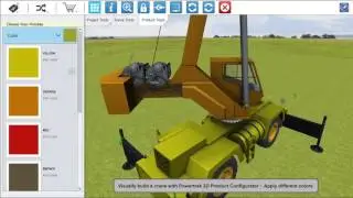 Heavy Equipment Machinery 3D Product Configurator