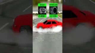 ДРАГ НАСТРОЙКА НА Mercedes 190E - Car Parking Multiplayer #shorts