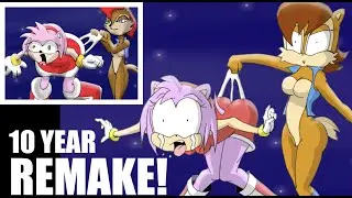 Amy vs Sally: 10 YEAR REMAKE!  A decade of SONIK KOMBAT!