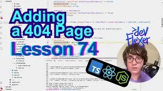 Lesson 74. Adding a 404 Page (TypeScript, Node.js, React)